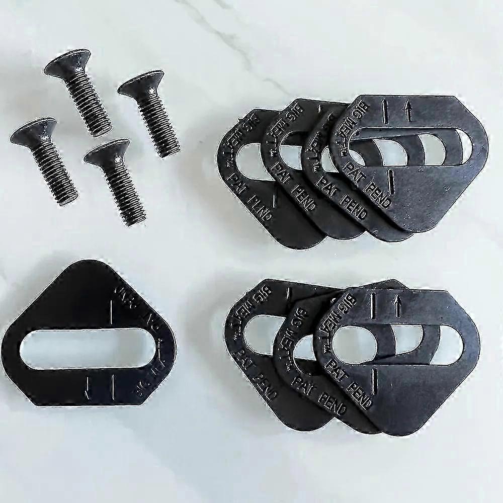 Cleat Wedges for Shimano Road SPD-SL and MTB SPD ATAC Speedplay Crank Bros Cleats 8 Pcs/Package Bike Fitment System