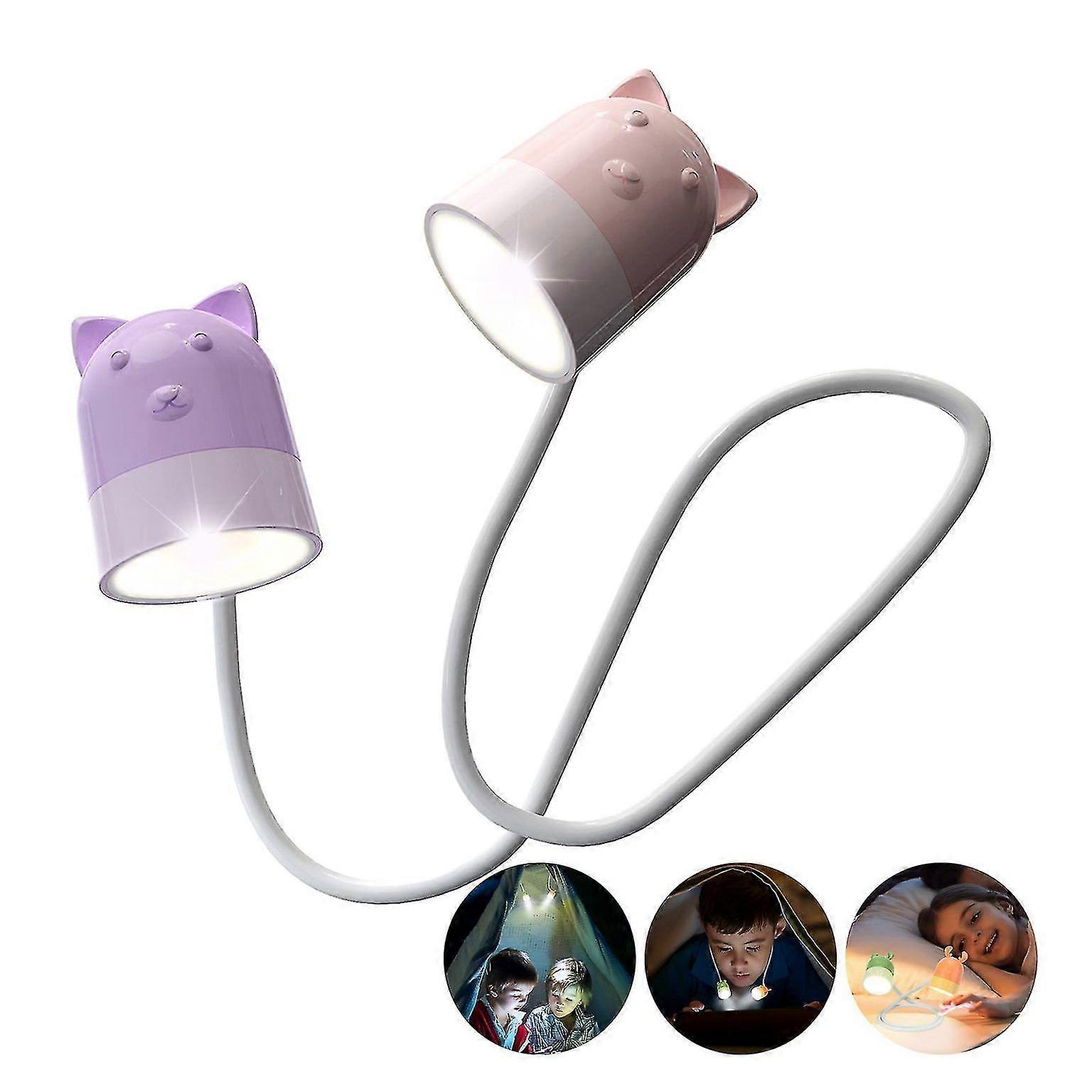 Flexible LED Neck Book Light for Hands-Free Reading in Bed - Soft Warm Light, Portable & Perfect Gift Idea