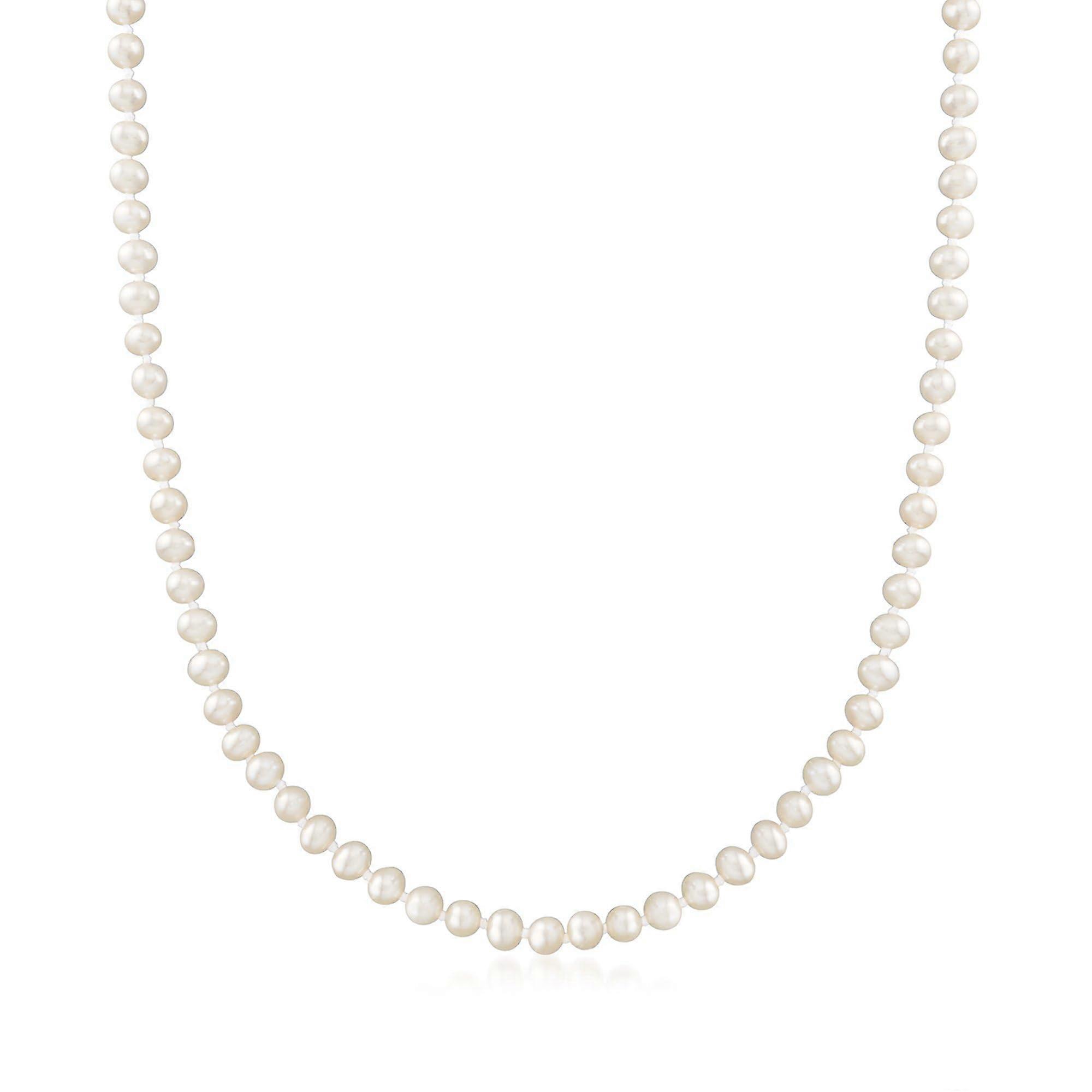 par RossSimons Collier de perles de culture de 44,5 mm en or jaune 14 carats. 18 pouces