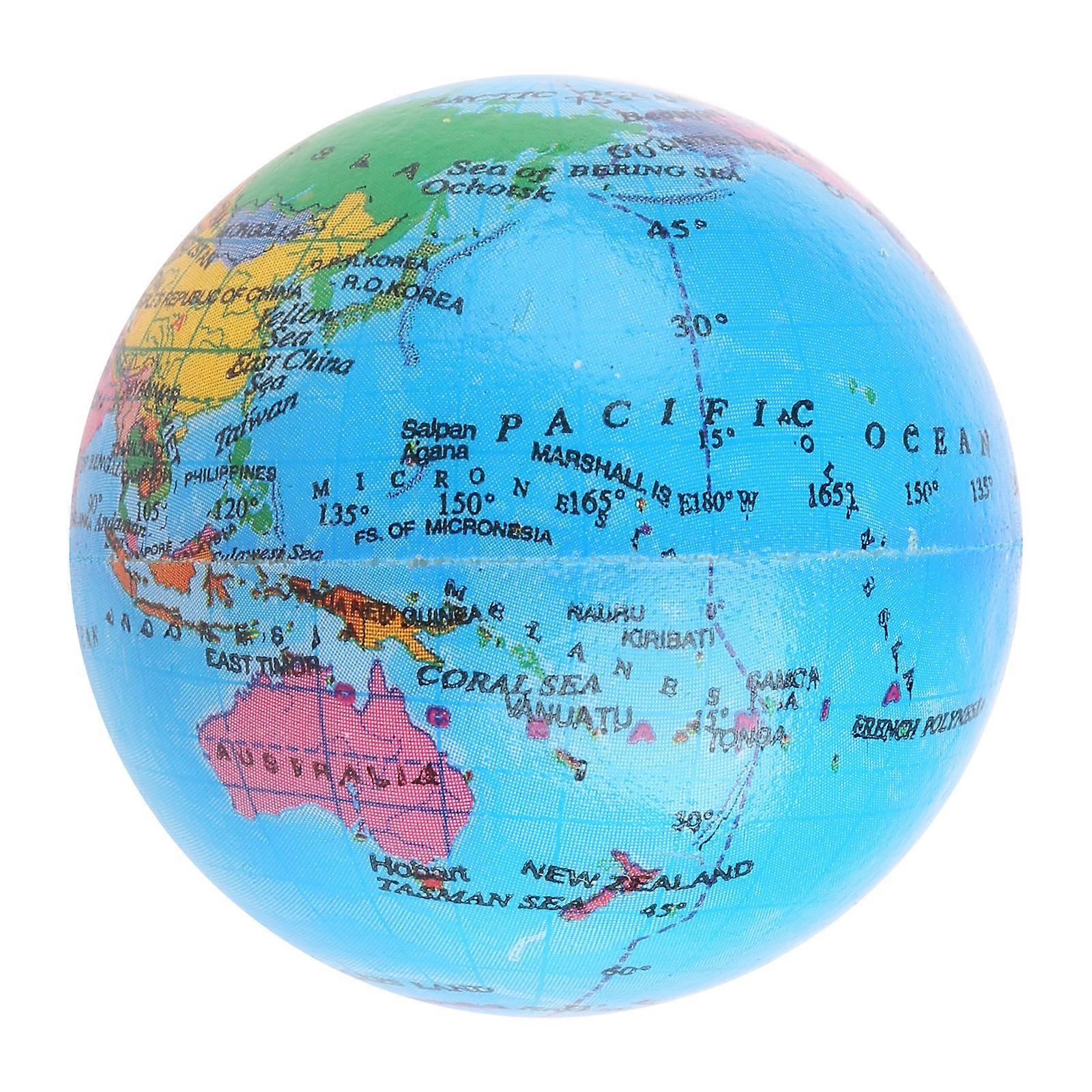 6/10cm Fidget Decompression Globe Model Desktop Toy Figurine Photostudio Prop Anxiety Playset for Autistic Kids 6.3cm
