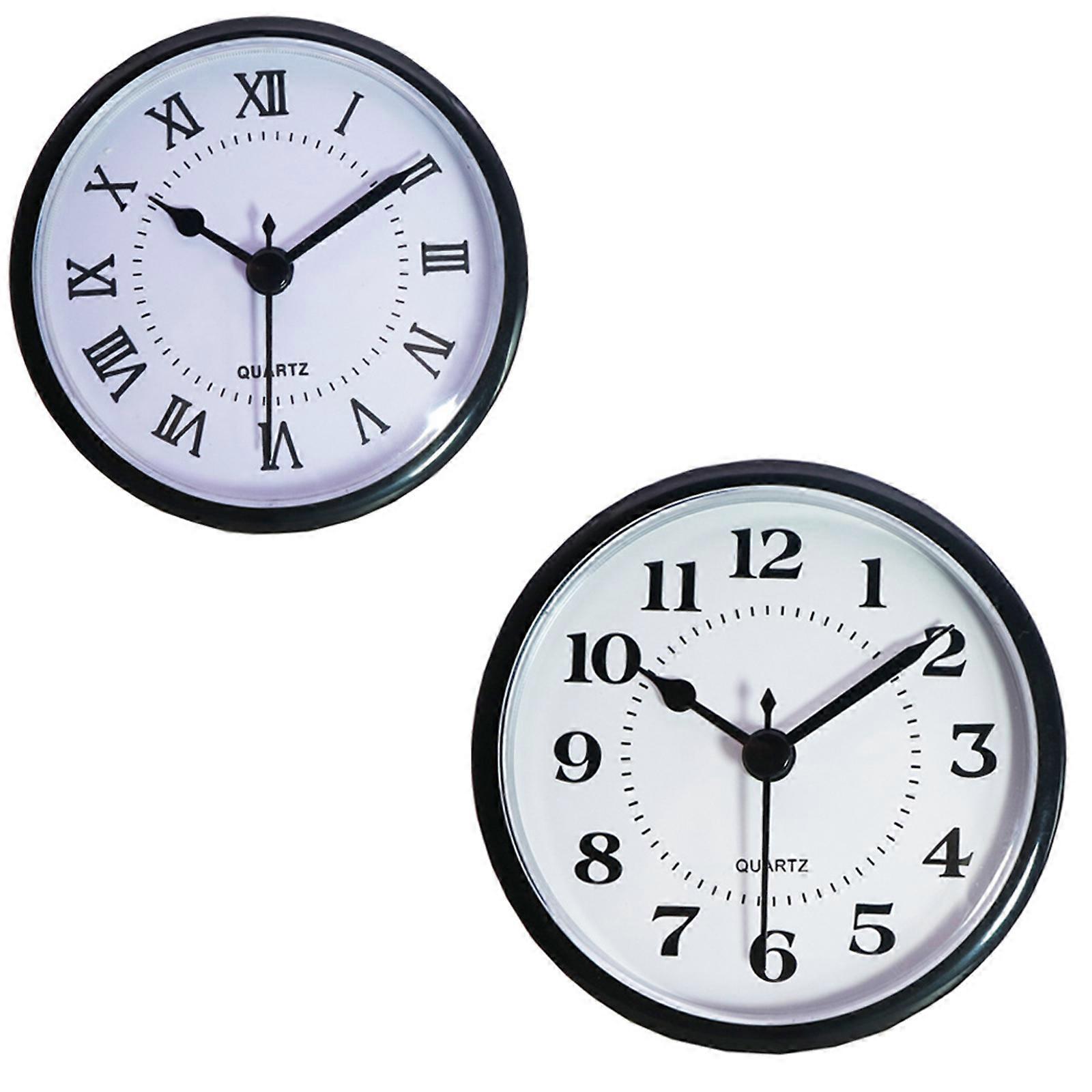 Diameter 90mm Round Clock Insert Bells Handicraft Inlaid Quartzs Bells Head Bells Cores for Clock Repair and Crafting