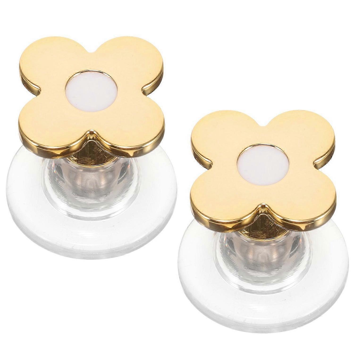 2 pcs Toilet Flushing Button Handle Manicure Toilet Tank Button Handle Adhesive Toilet Flush Button