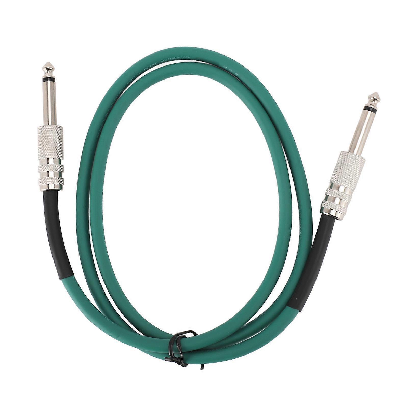 1m Electric Guitar Cable - Noise Reduction, Easy Install for Keyboards & Amplifiers