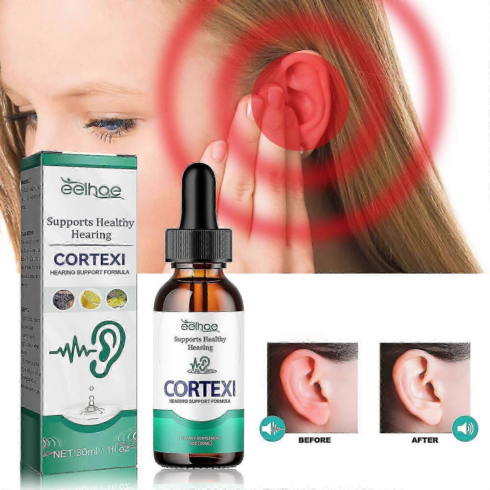 3pcs Lot Cortexi Drops - For Ear Health, Hearing Support, Healthy Eardrum