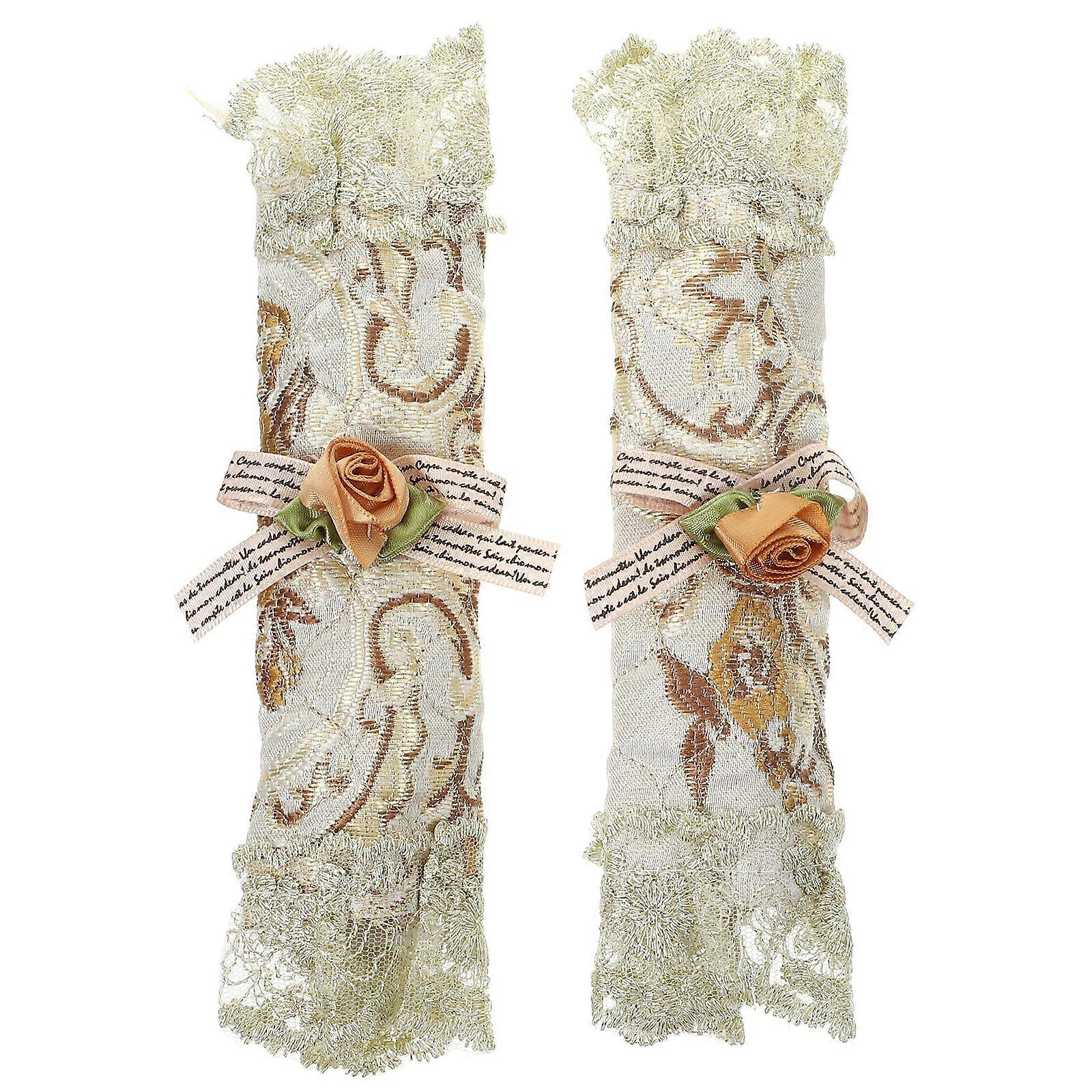 2pcs Refrigerator Door Handle Covers Elegant Fridge Handle Protector Cover