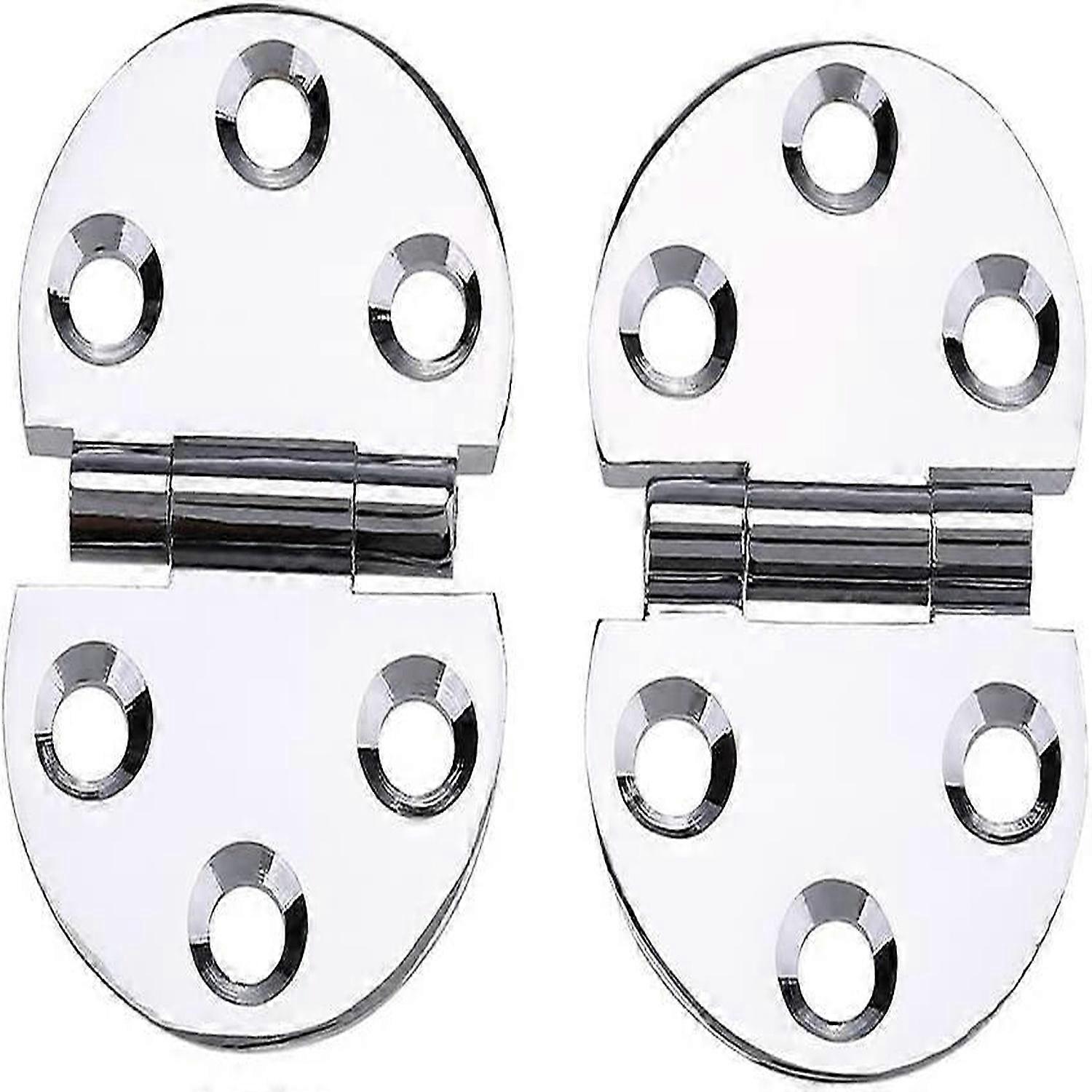 2 x Mini Copper Folding Hinges 180 Degree Rotating Folding Table Top Sewing
