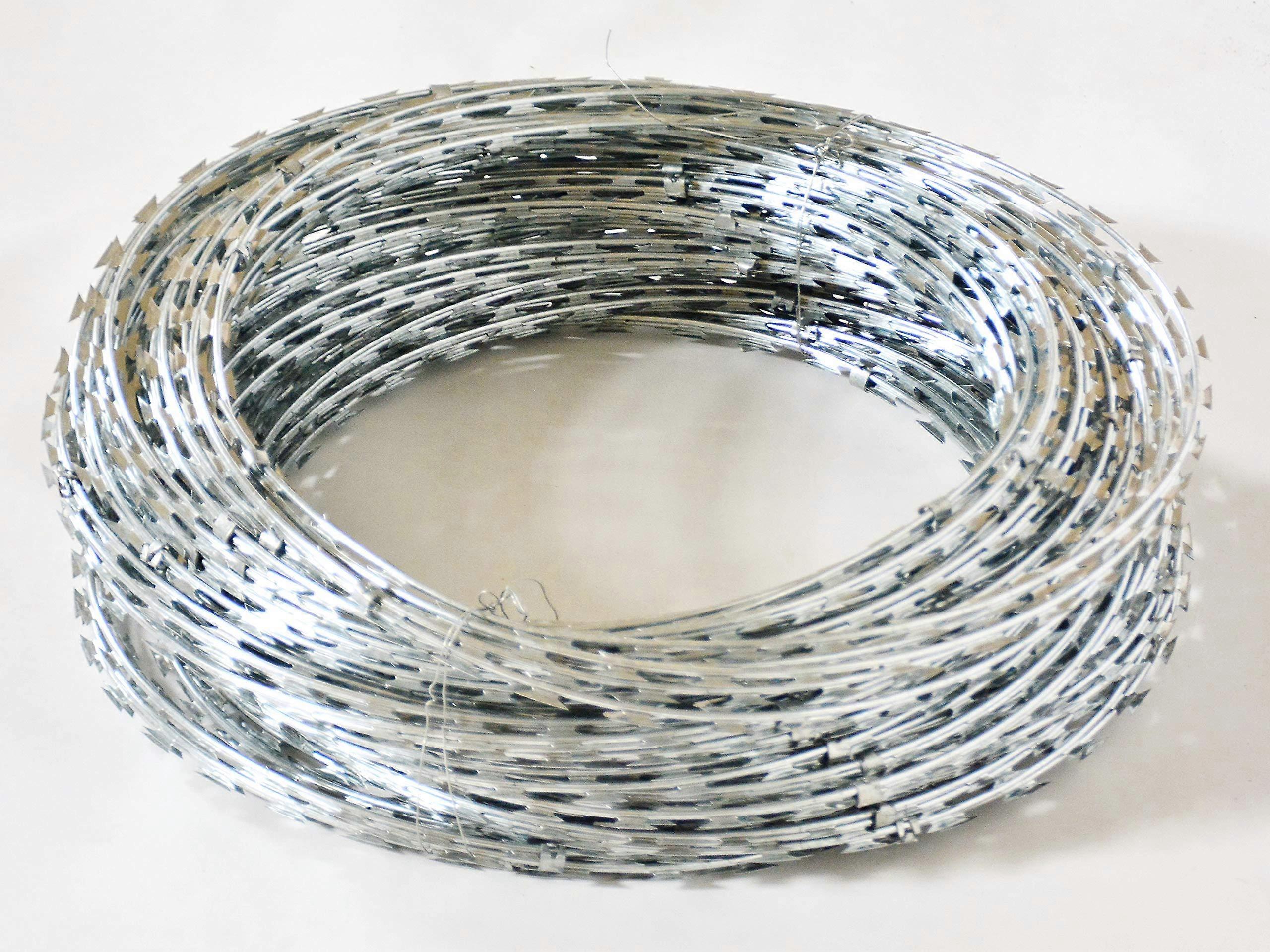 Barbed Wire Kit For Metal Security Fencing NATO Wire Locking With Gloves Up To 10 m