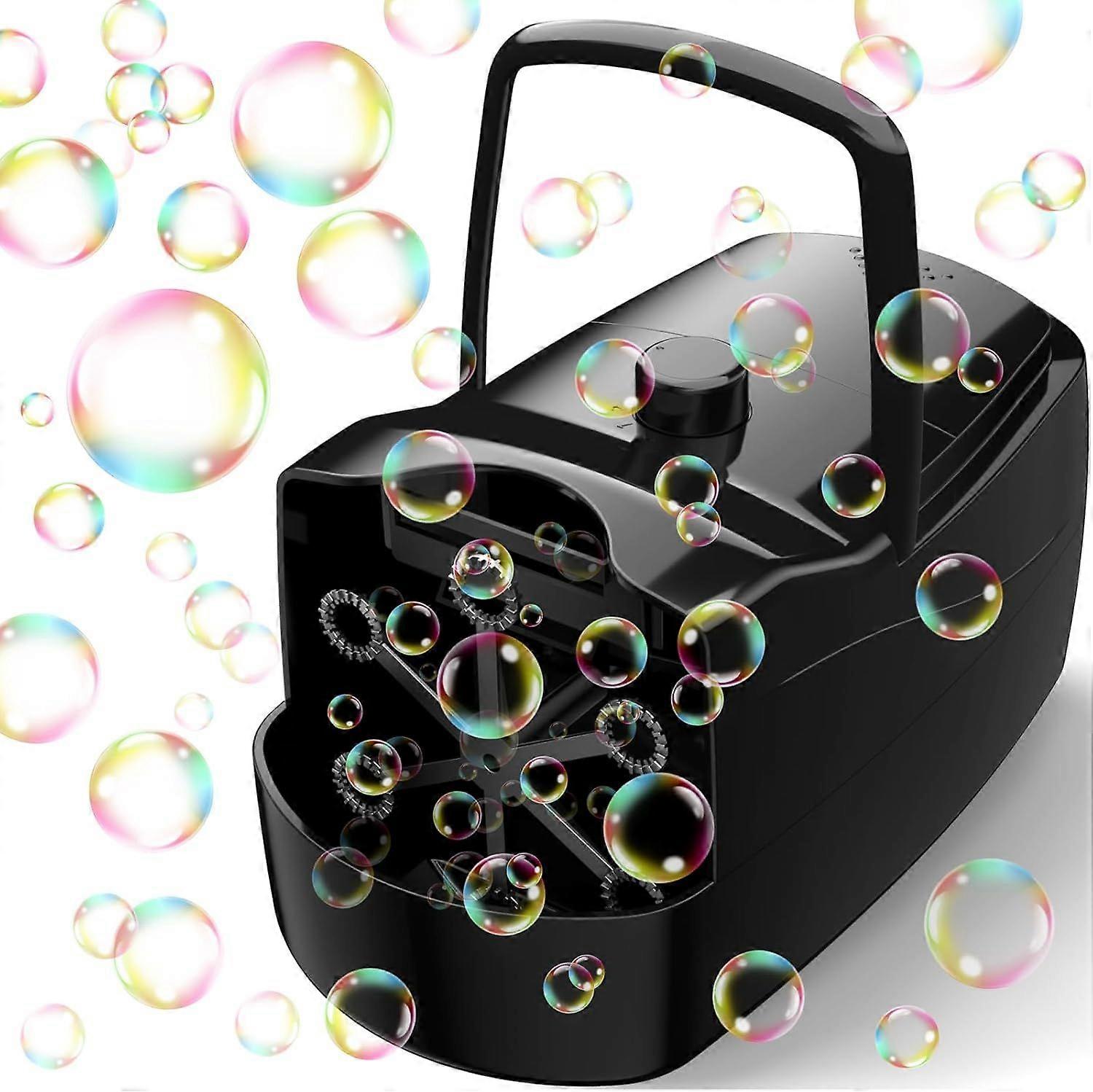 Bubble Machine, Automatic 18000+ Per Minute Big Bubbles Blower Maker for Kids