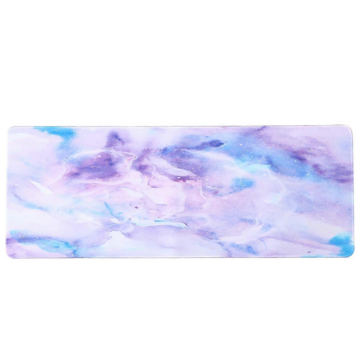 Multifunctional Mouse Pad Marble Printing Rubber Cloth For Office Workers 80x30x0.2cm 1Set