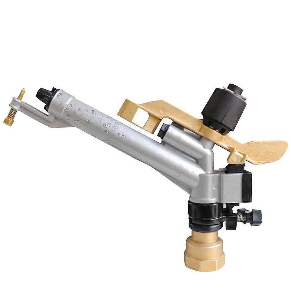 Professional impulse sprinkler, 360° adjustable agricultural irrigation sprinkler with 16–29 m range for lawn and garden Ref: 8185