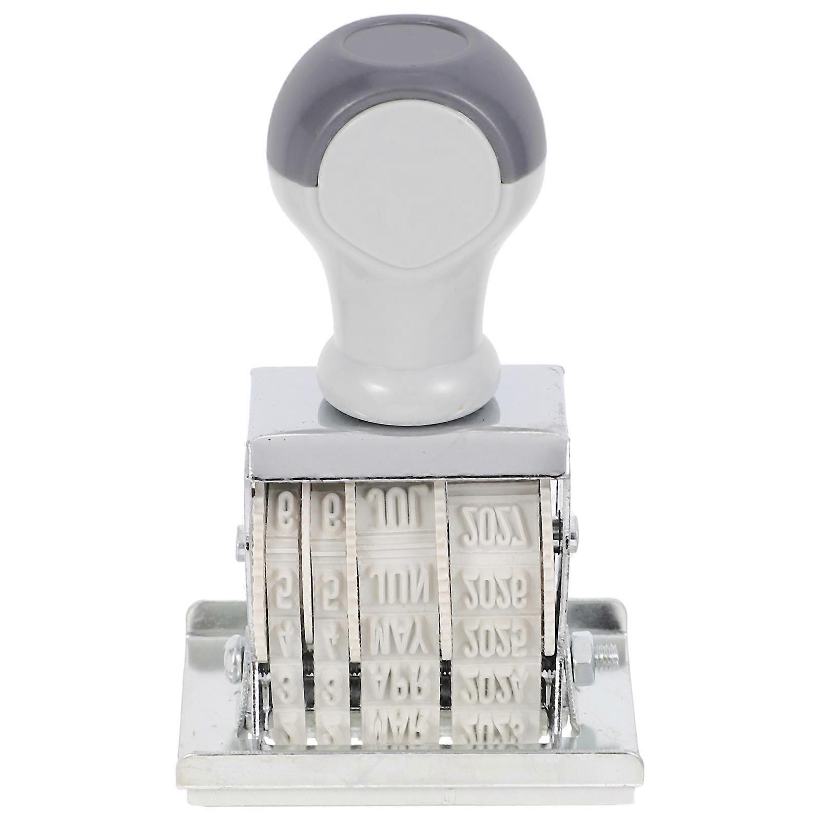 Clear Date Printing Adjustable Date Stamper Compact Design Multi Color Plastic Metal 2022-2033 1Pack