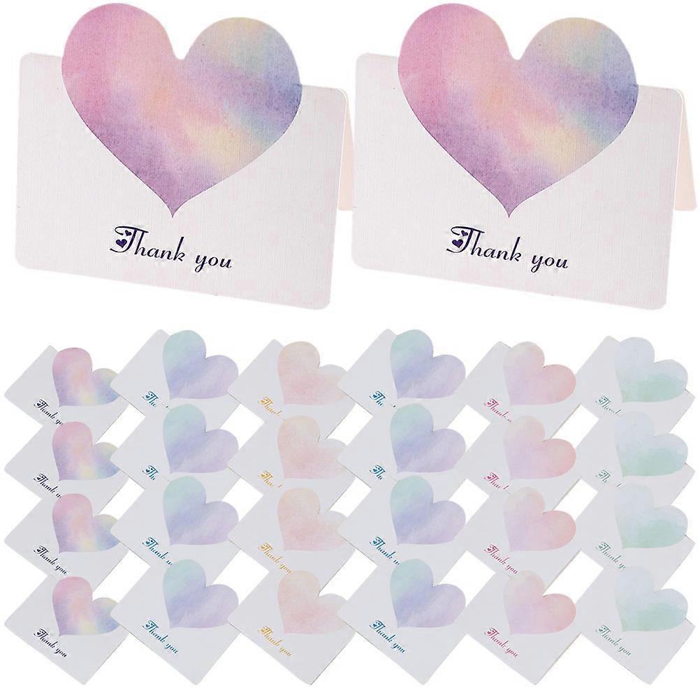 Valentines Day Cards Heart Shaped Greeting Cards School Classroom Rewards Paper 13.6X9.8CM 60Pcs