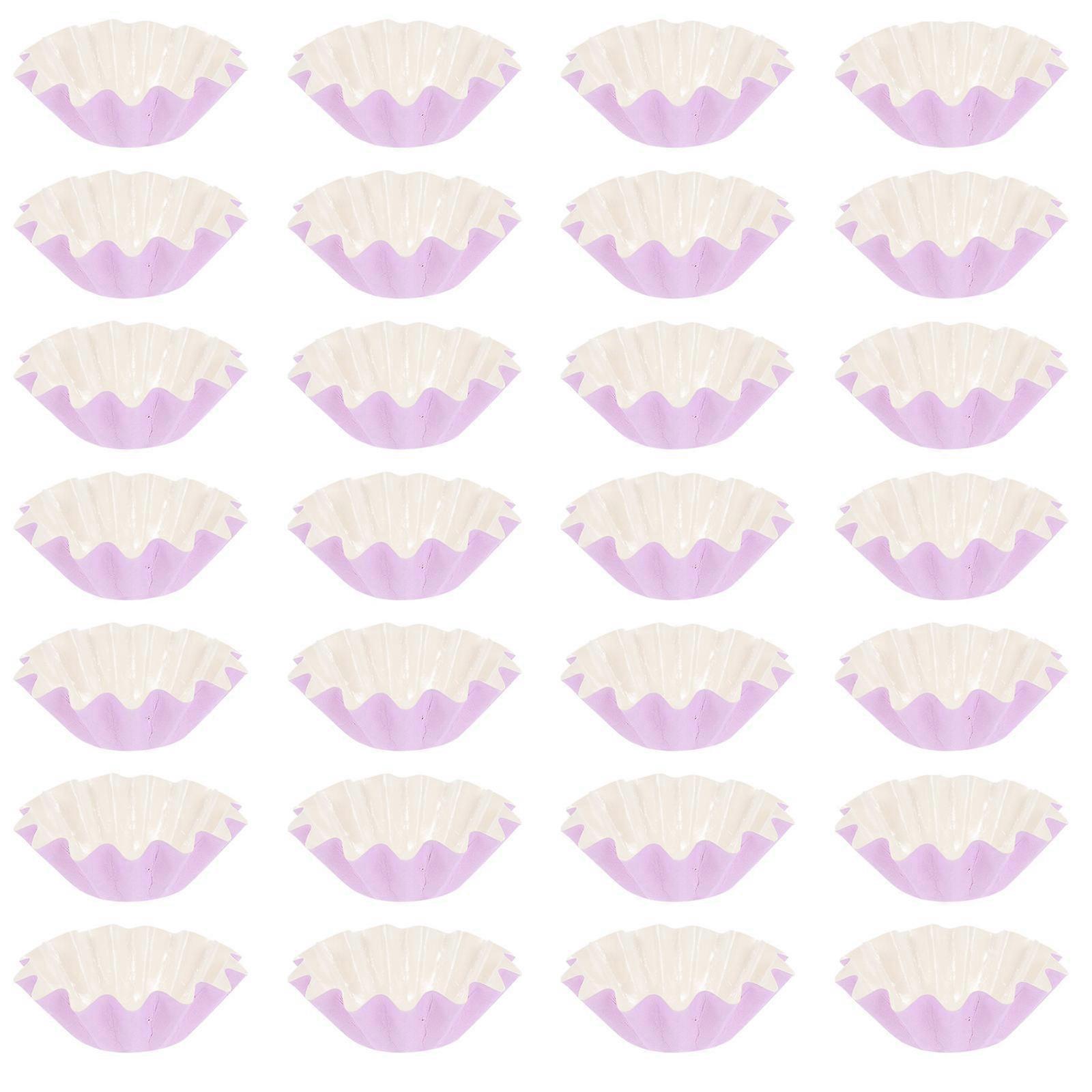 50pcs Leakproof Wax Melt Warmer Liners High Temp Resistant Purple Tray Liners for Candle Warmers & DIY Candle Making Protective Leak Preventing