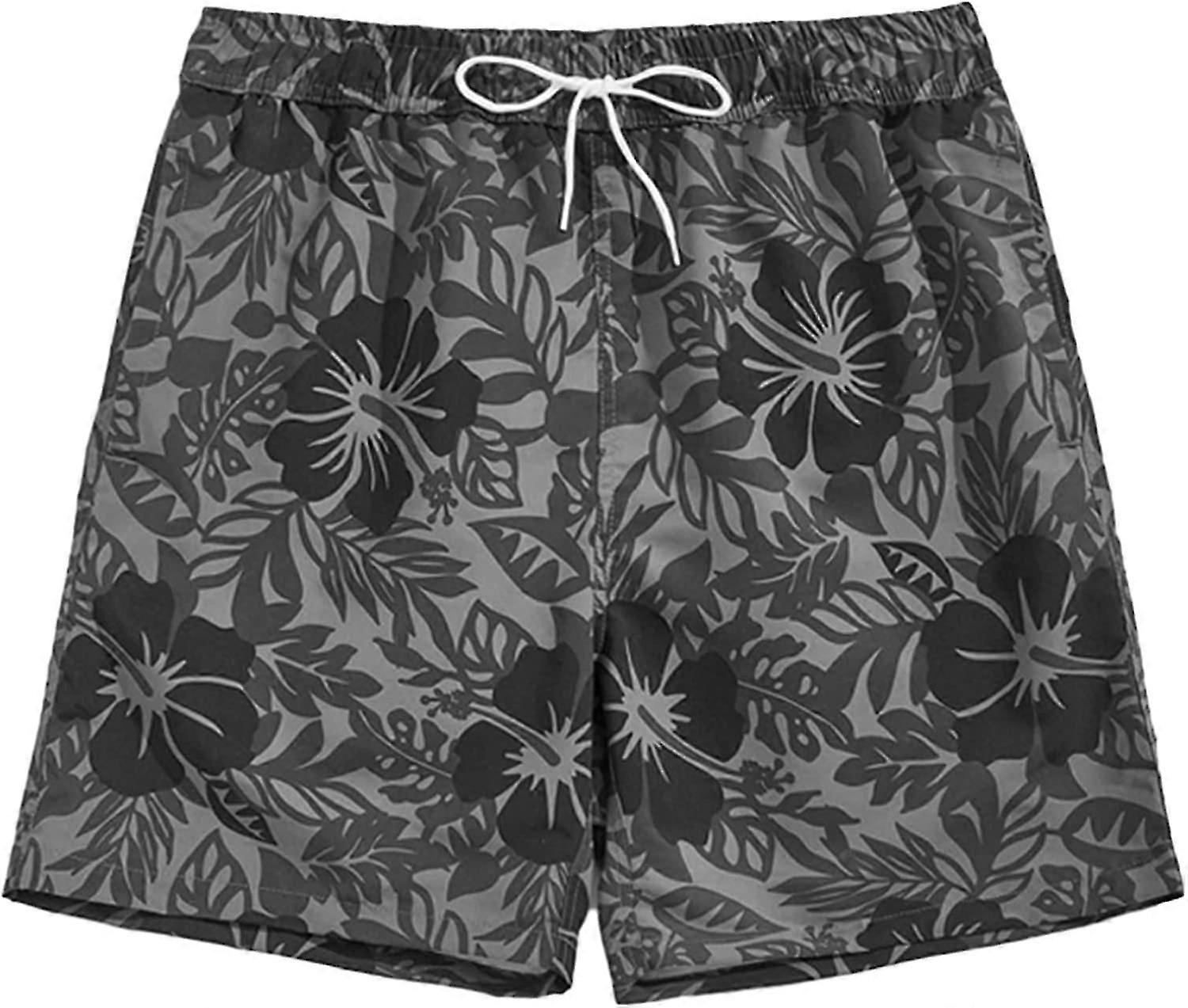 Pánske šortky na kúpanie Dovolenka Havajské voľné šortky s letnou potlačou pre mužov Šortky s vreckami