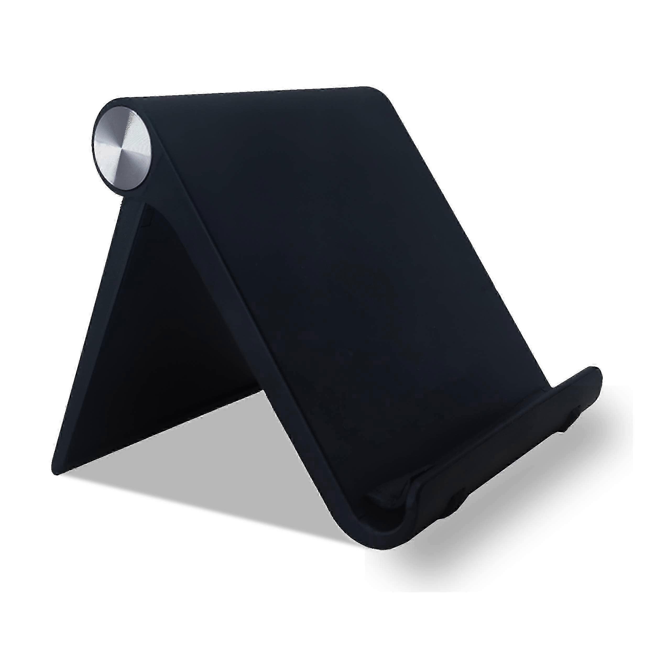 Tablet Stand Holder - Compatible with iPad Galaxy Tab iPhone Surface Pro up to 10.5 inches Black