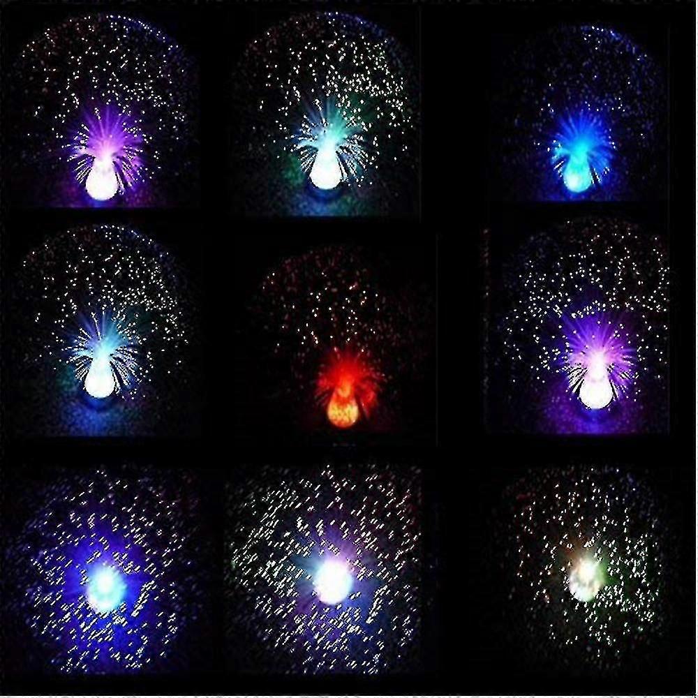 الجدة التوحد تهدئة الاسترخاء أدى ضوء مصباح متعدد الألوان الألياف البصرية مكعب اللون تغيير الجو