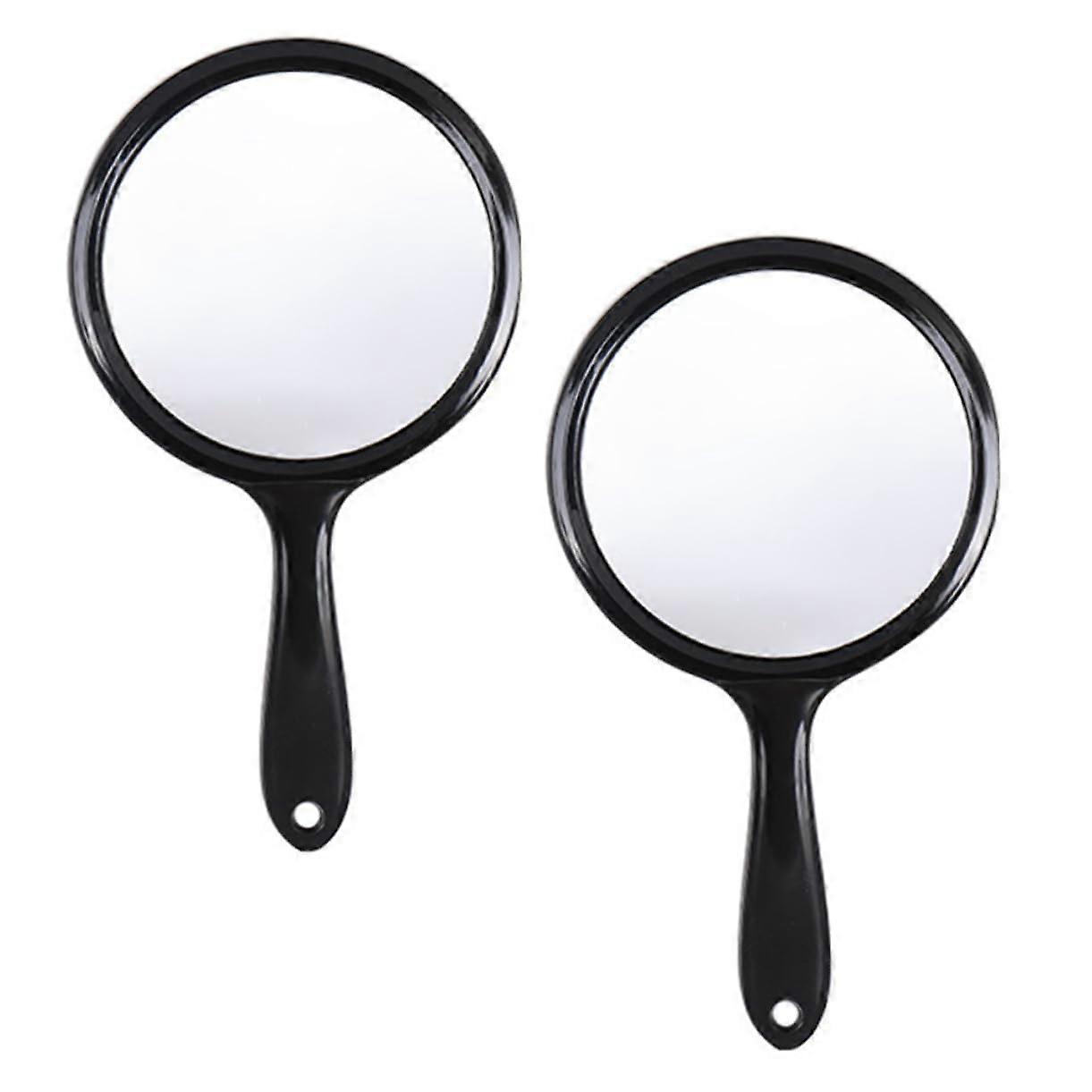 2 pieces cosmetic mirror for home use doublesided makeup mirror reflection for women and girls