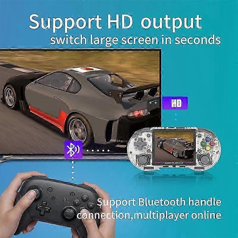 RG353PS Retro Game Console 16G+64G 3.5Inch IPS Screen 64 Bit Linux System Handheld Retro Game Playe