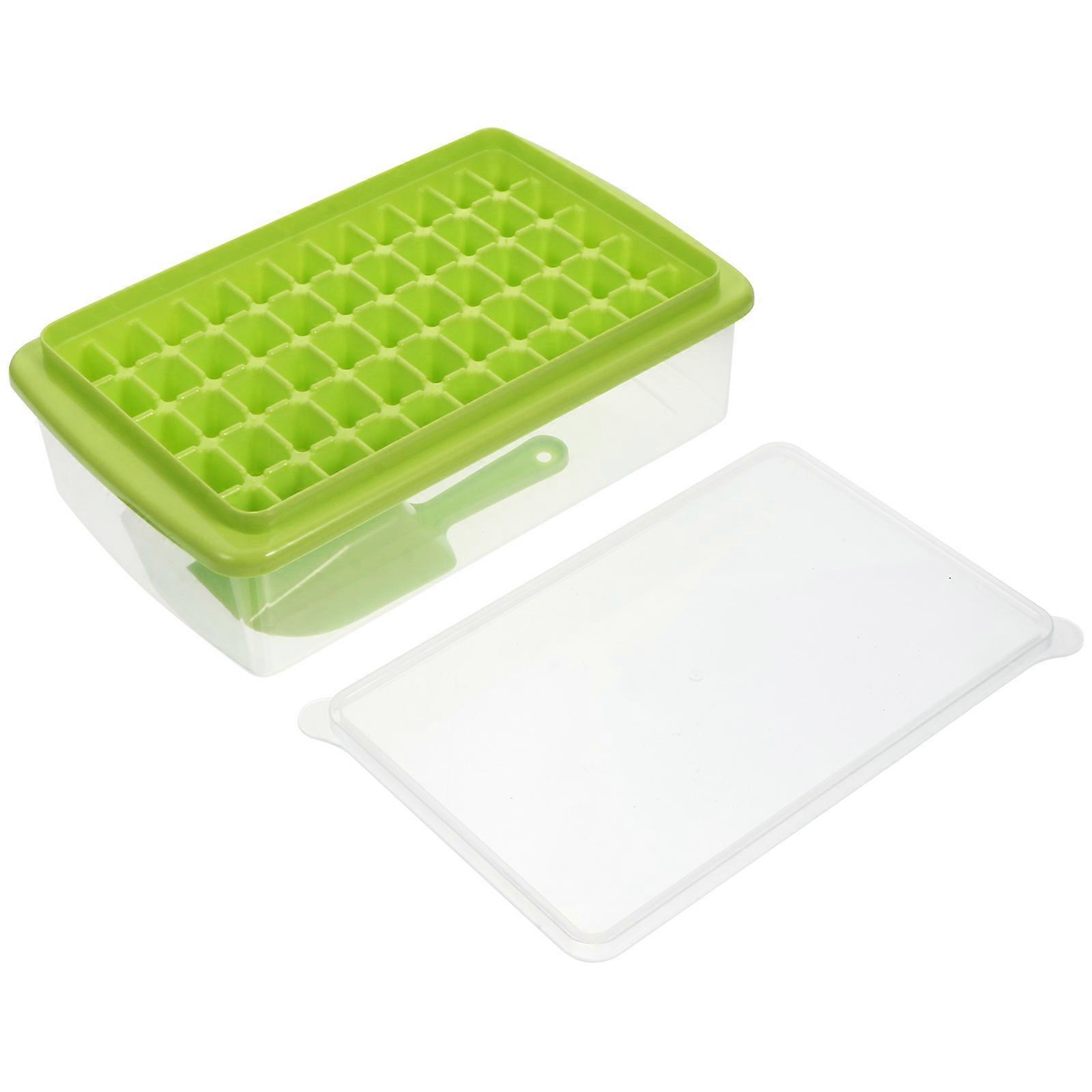 Diy Ice Mold Ice Cube Mold Kit For Home Use Green Transparent 27x17x8cm Ice Making 1 Set
