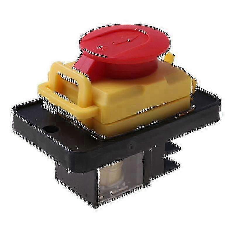 Kjd12 250v 4pin Waterproof Magnetic Start Stop No Volt Release Pushbutton Switch