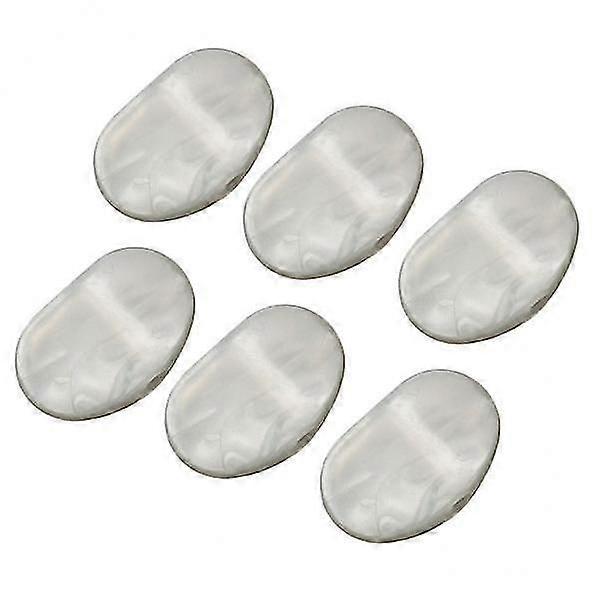 5x6pcs Guitar Tuning Pegs Tuners Machine Heads Replacement Pearl Knobs White