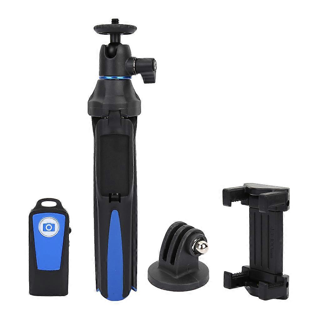 Professional tripod MK10 Bluetooth wireless remote control for mobile phone action camera blue.