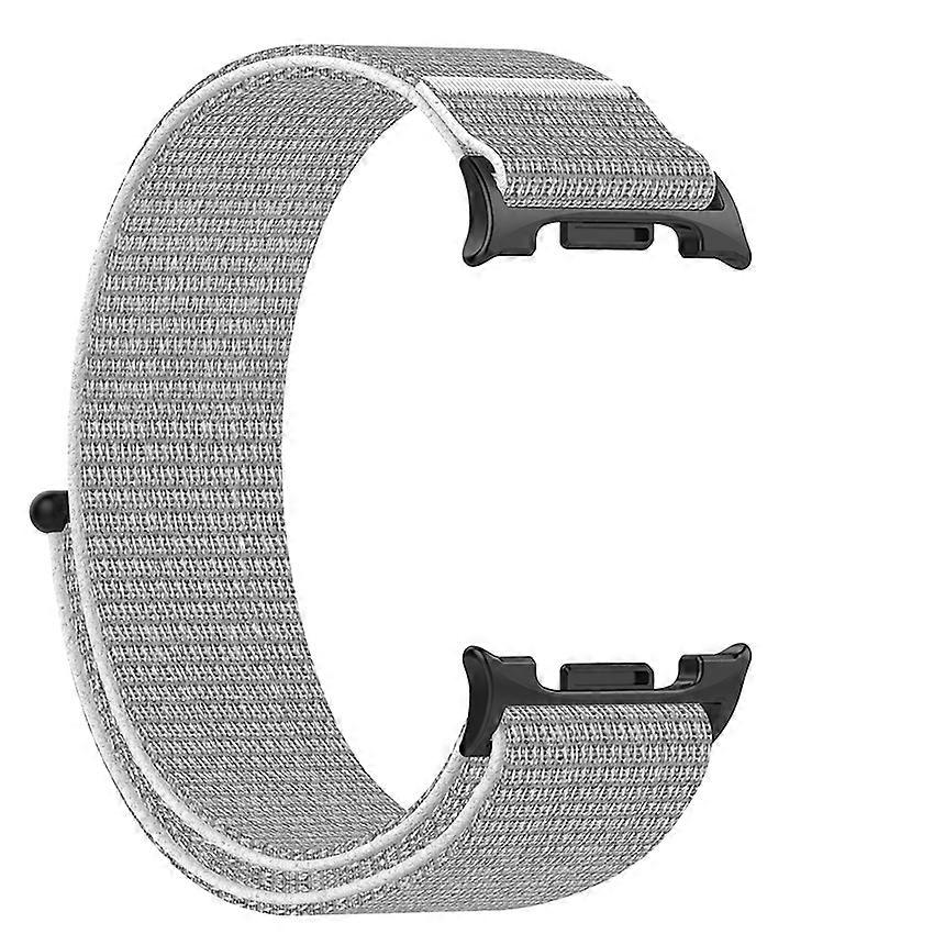 Nylon Watch Strap Velcro Strap for Samsung Galaxy Watch8/Watch8 Classic (Sea Shell)