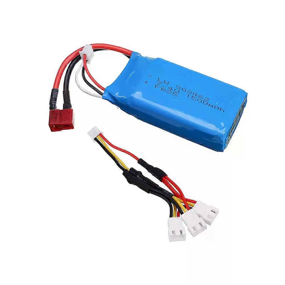 بطارية ليبو 7.4 فولت 1500 مللي أمبير في الساعة مع شاحن ل Wltoys 12428 144001 A979-B RC بطارية السيارة قطع غيار 2S 7.4 فولت 1500 مللي أمبير 903462 T التوصيل