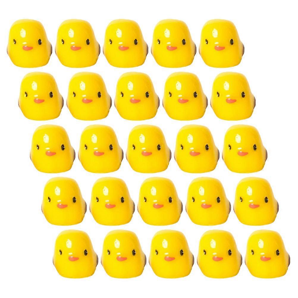 Miniature Resin Animal Figurines Duck Shaped For And Craft Enthusiasts 25Pcs