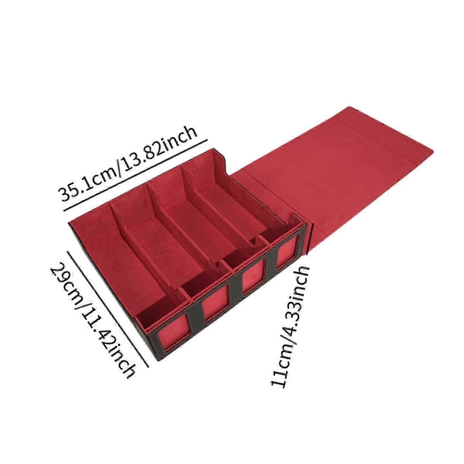 Deck Card Case Accessories Gifts Card Box for Basketball Cards Trading Cards Black
