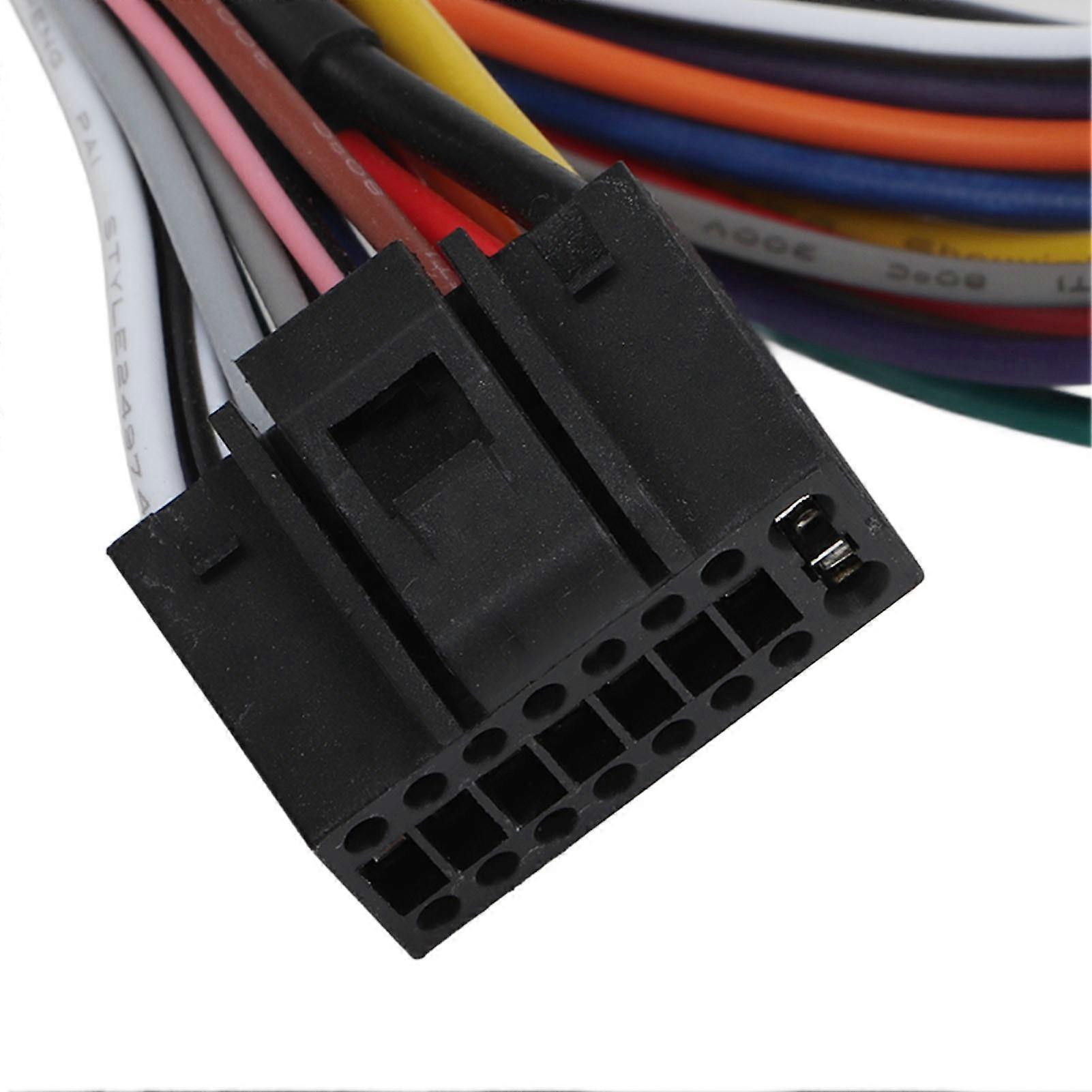 16 Pin Car Stereo Wire Harness with Canbus Decoder for Android Replacement for E39 E46 E53 E83