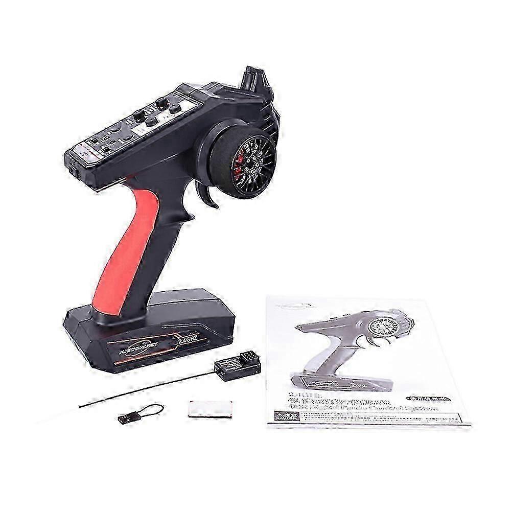 4CH Radio Transmitter with 4CH Receiver for RC Car, Boats, and Tanks