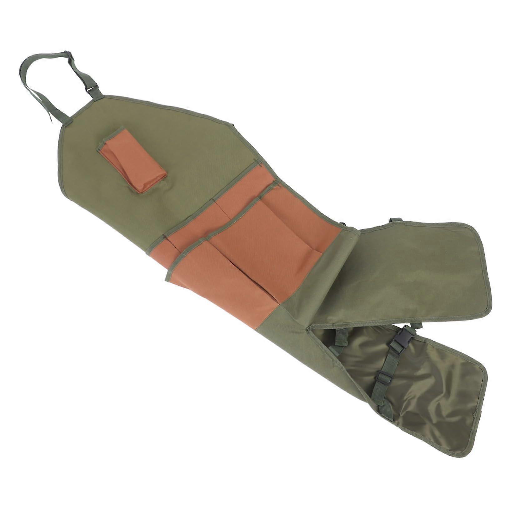 Oxford work apron with pockets protects from dirt for pruning painting carpenter