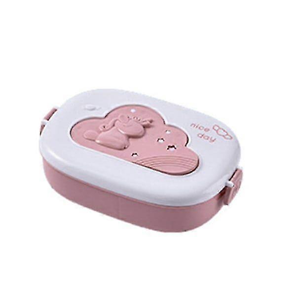 Portable children's lunch box with compartment for picnics