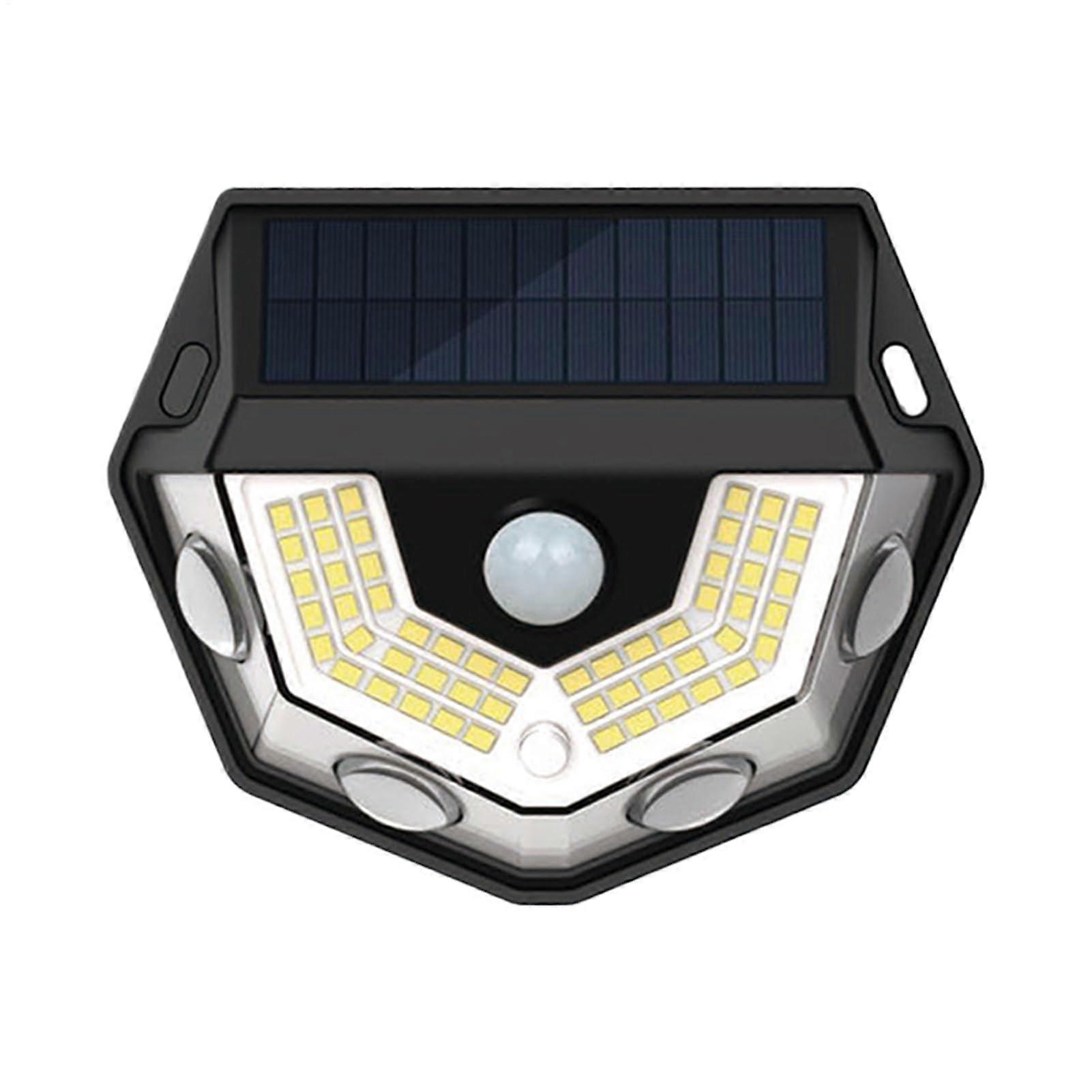 Solar Wall Light Outdoor With Motion Sensor Waterproof Garden Lantern For Fence Posts Walkways Poolside Driveway