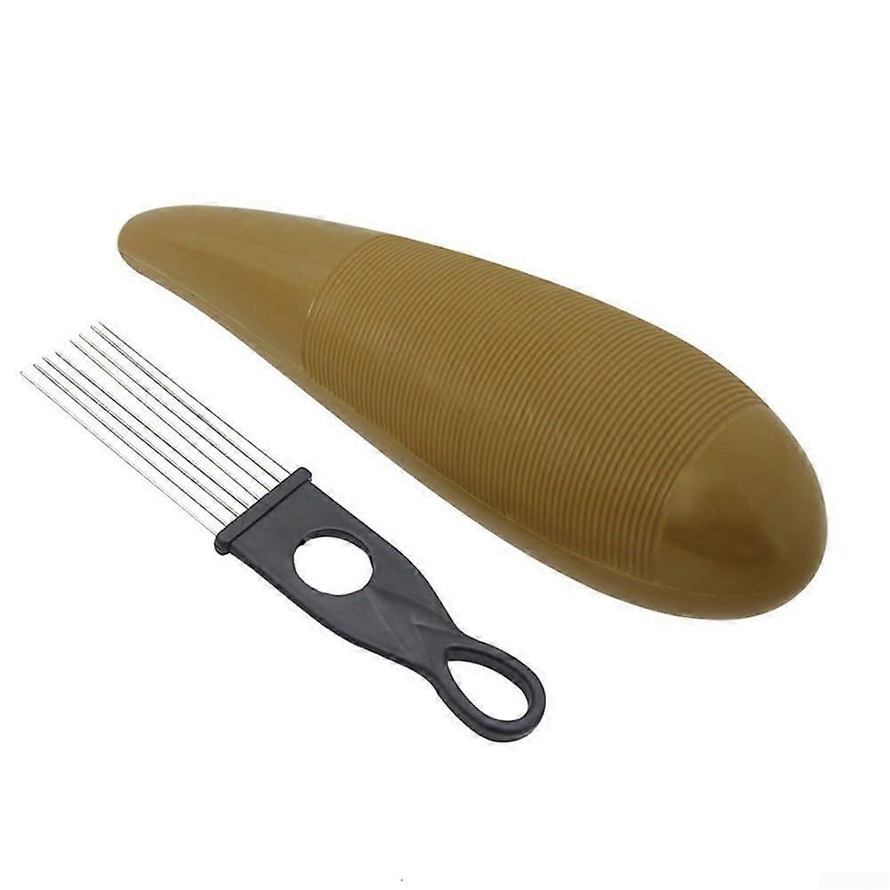 Musical Guiro Tool With Perfectly Spaced Grooves, High-Strength ABS Material For Consistent Sound Production (A)