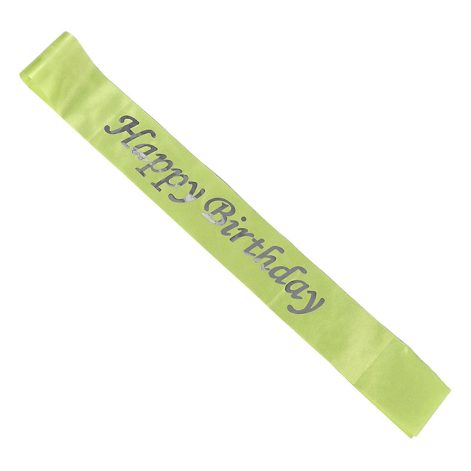 Elegant Foil Birthday Sash for Women – Stylish Crown Ceremony Belt for Unique Party Decorations