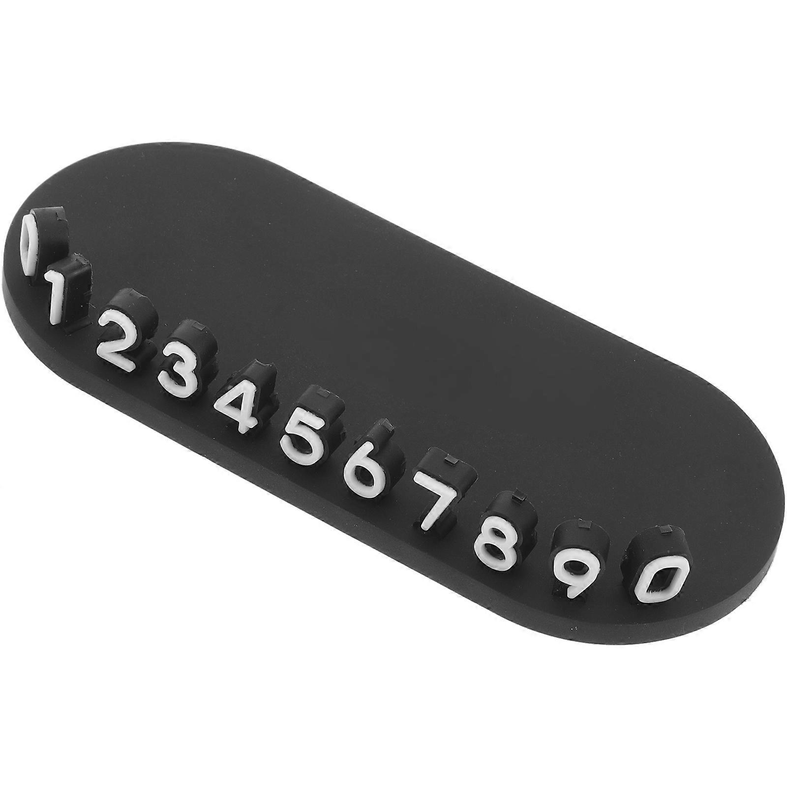 Car Multifunctional Dashboard Display Temporary Parking Phone Easy Installation Decorative Interior Accessory for Vehicle Use