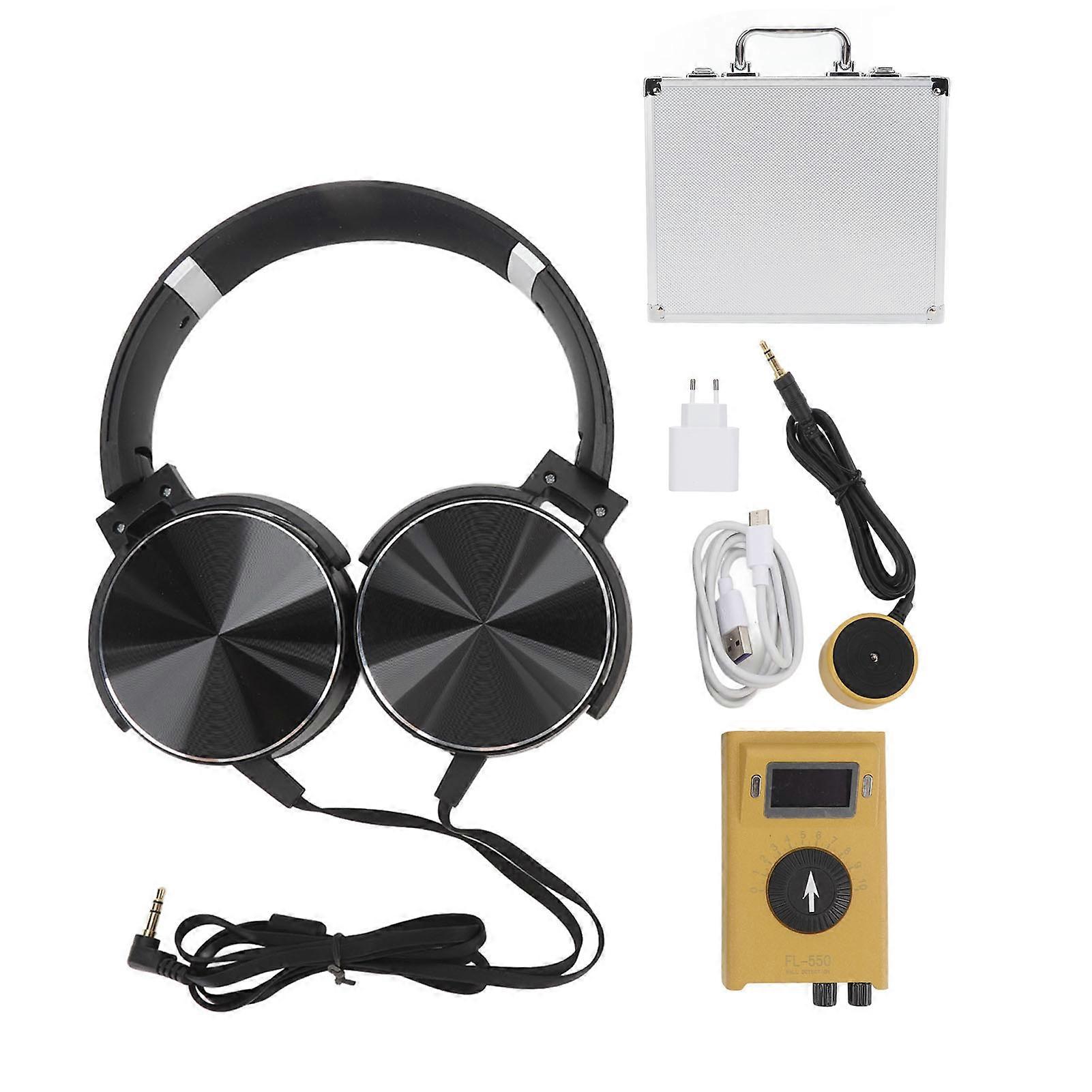 High Accuracy Pipeline Leak Detector with Adjustable Gears and Digital Display, EU Plug