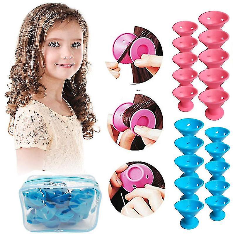 Rizador de cabello de plástico Gel de sílice Perm Curls