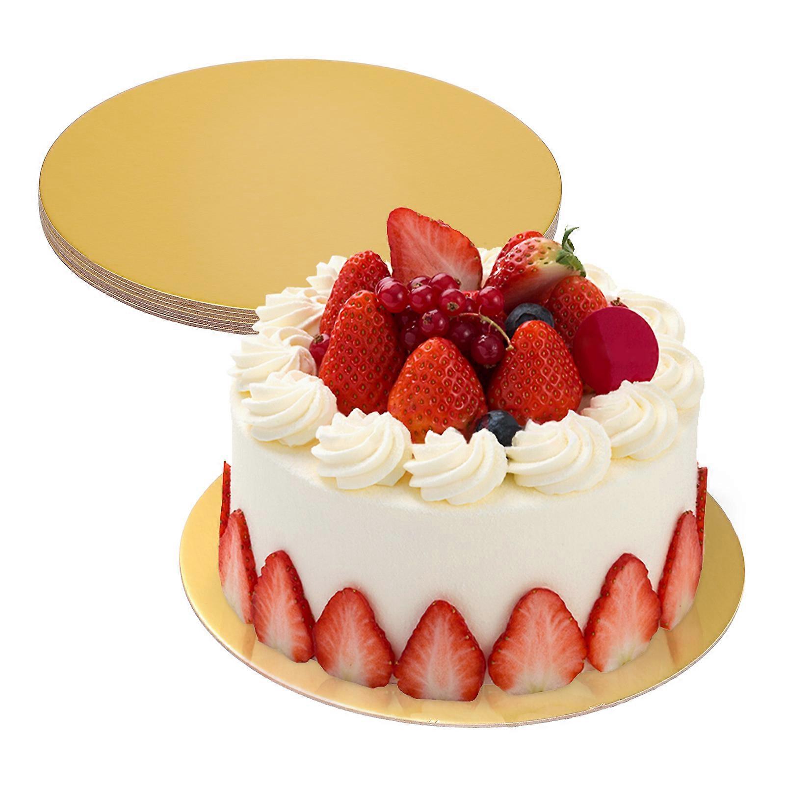 Paper Cake Tray Cake Decoration Board Versatile Use For Pastry Chefs 6Pcs