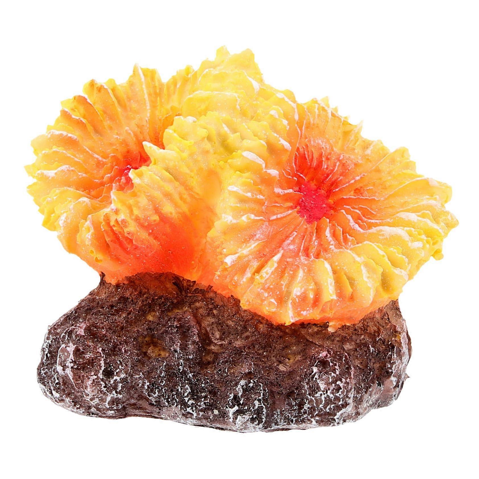 Aquarium Decoration Artificial Resin Ornament For Fish Tank With Colorful Design And Stable Suction Cup Mount