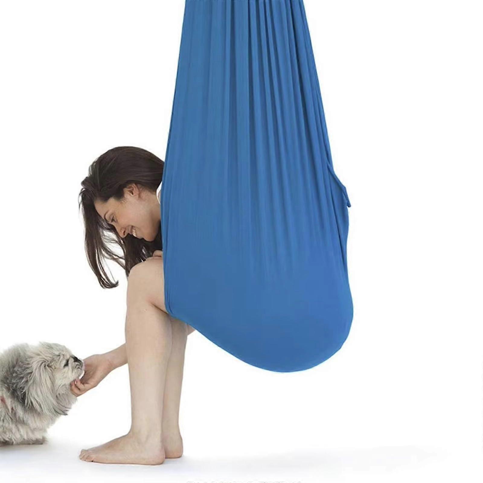 Cotton Swing Hammock for Sensory Therapy – Cuddle Swing with Stable Elastic Support Up to 40 Kg 100x280cm