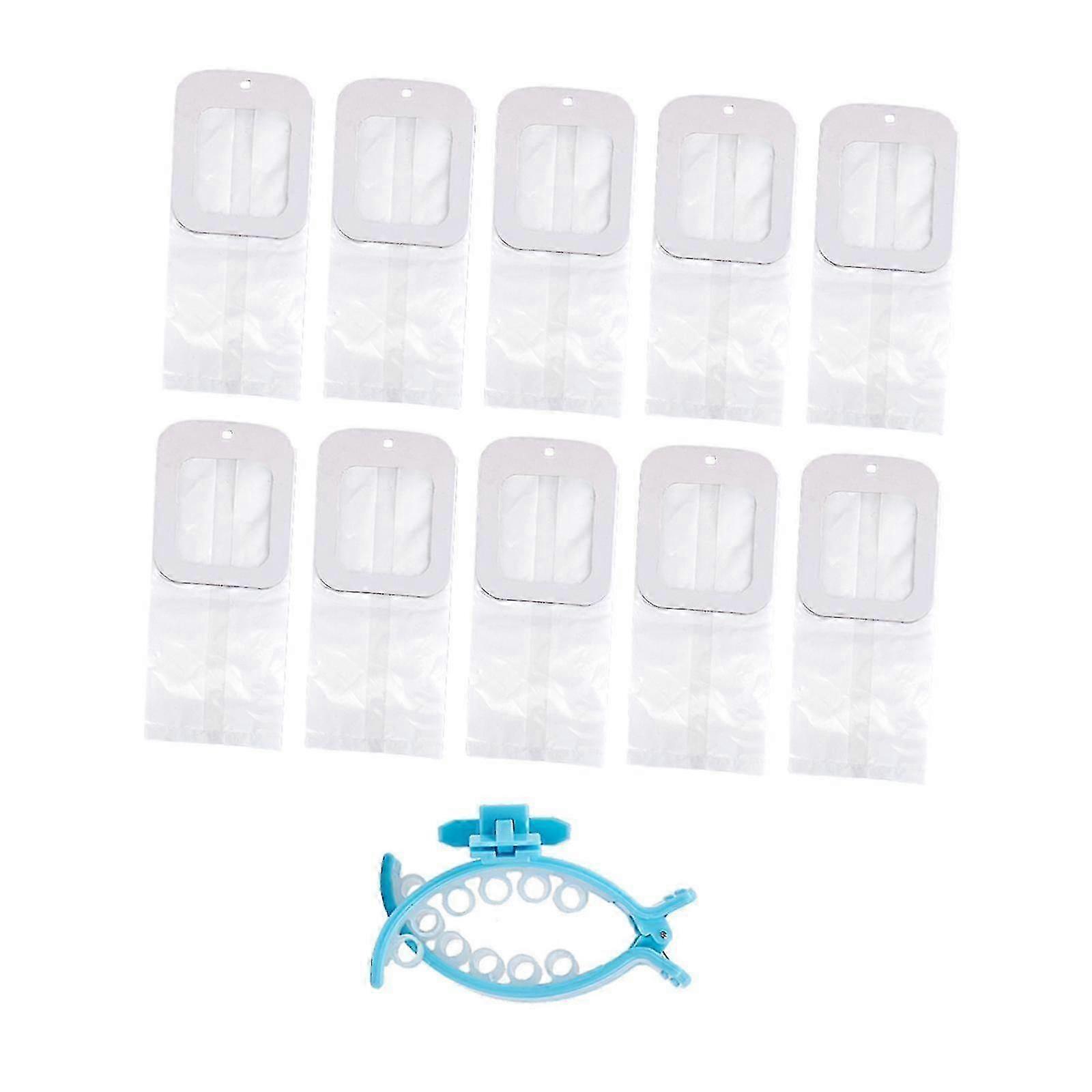 테일 클립이 있는 일회용 누출 방지 강아지 쓰레기 봉투 - 하이킹, 가정 및 야외 사용을 위한 친환경 똥 봉투