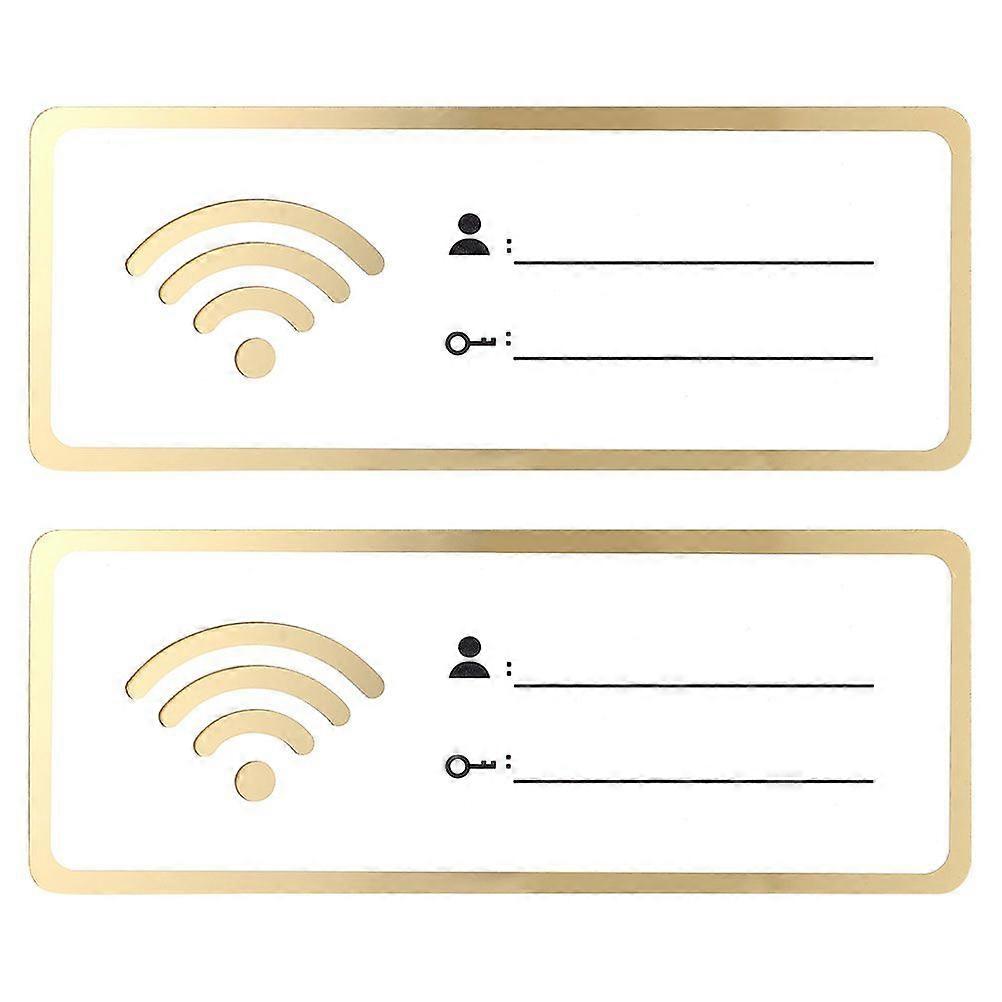 2pcs Acrylic Wifi Sign WiFi Password Sign Acrylic Wifi Password Sign Wifi Sign Board