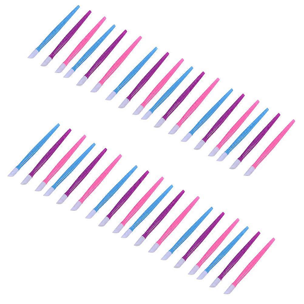 Nail Cleaning Stick for Manicure Use Made of Plastic in Assorted Color 72pcs
