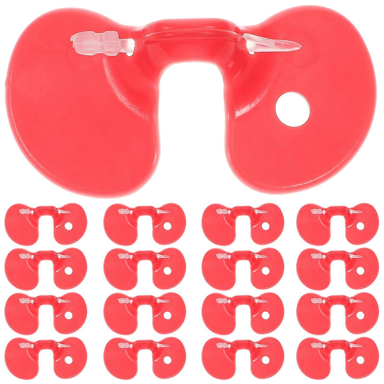 Chicken for Protection in Red Color Durable Plastic with Smooth Surface 100pcs