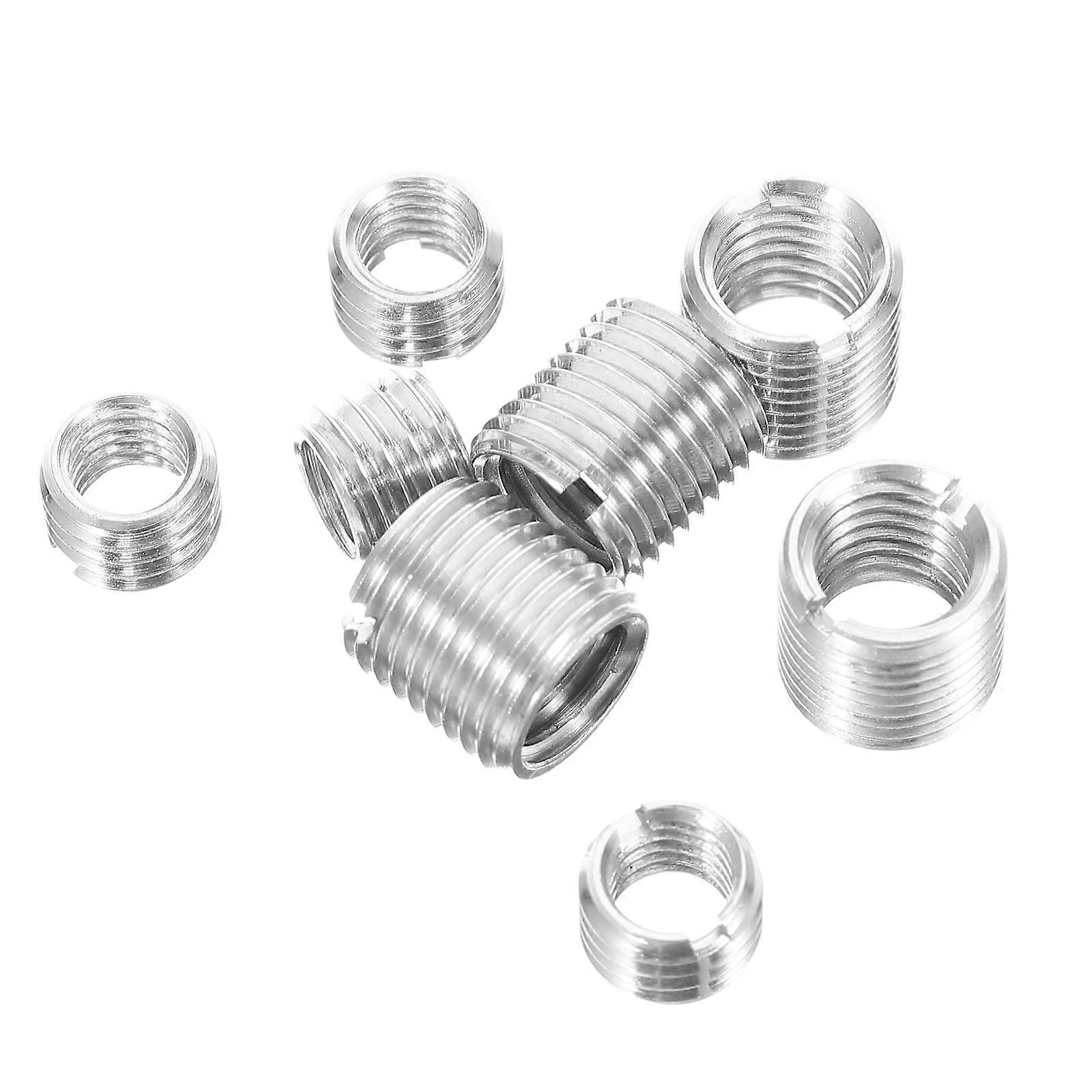 Small Screws Assorted Socket Grub Screws Set Silver 0.5x0.5x0.5cm 304 Stainless Steel Easy to Install 8Pack