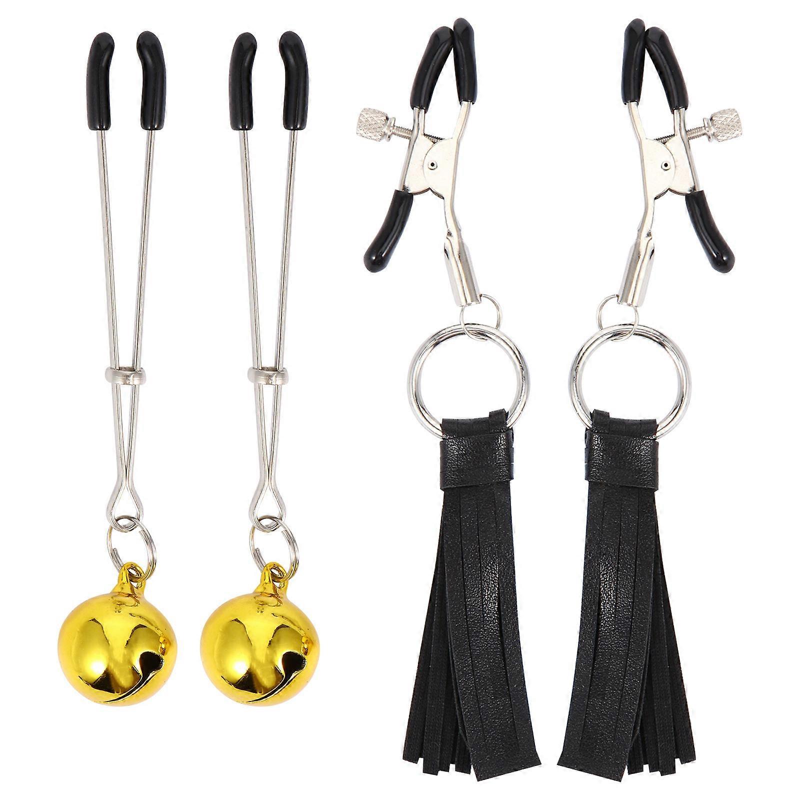 Teat Clips Durable And Safe Material Massage Effect Interest 2 Pairs
