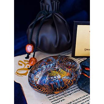 ACOCOFE Drachenei Aus Harz – Handgefertigte Skulptur Mit Lava-Optik, Geschenk Für Sammler & Fantasy-Fans
